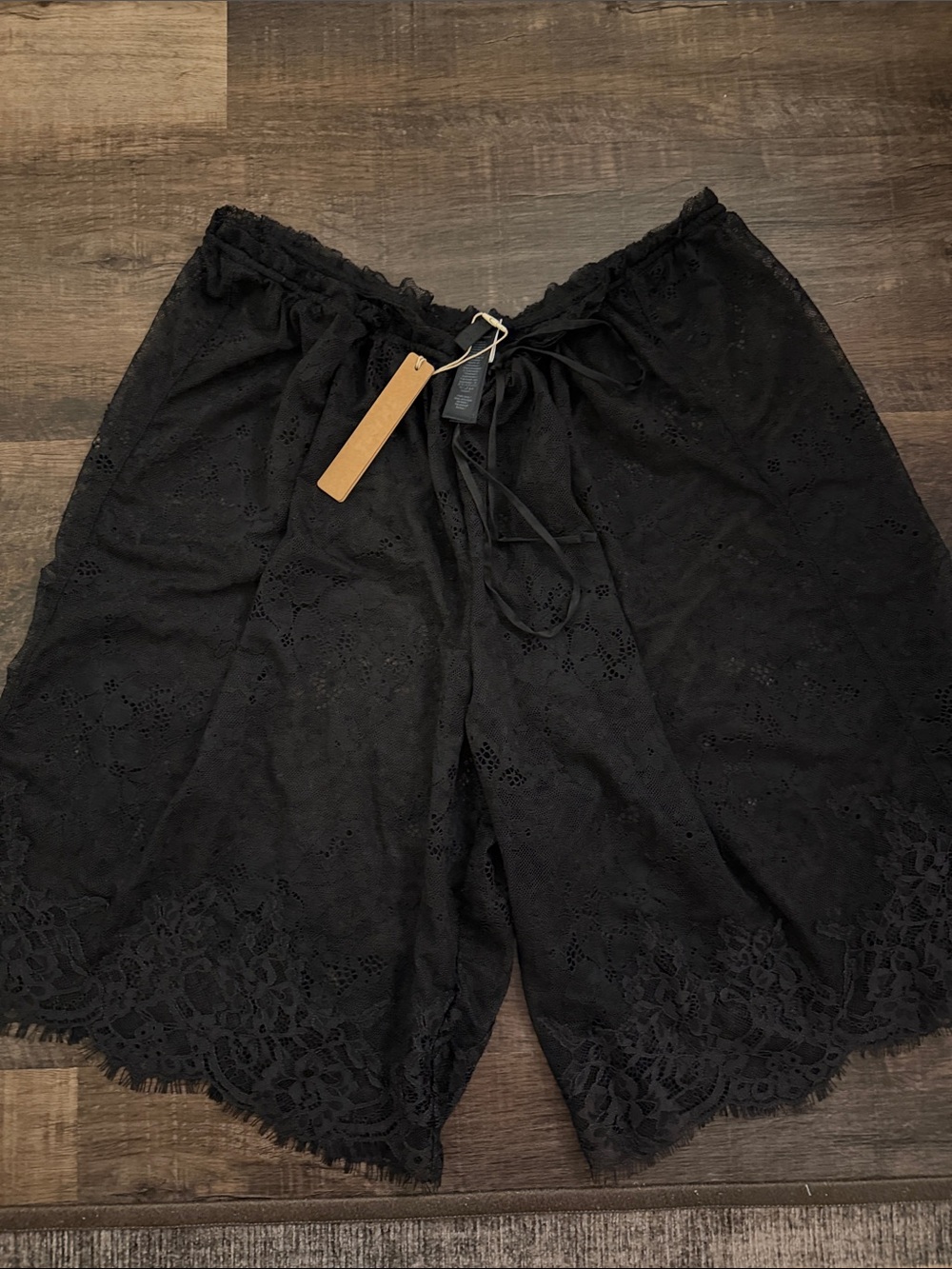 SMIMS Lace Trim Women's Shorts - Lightweight Casual Pull-On
